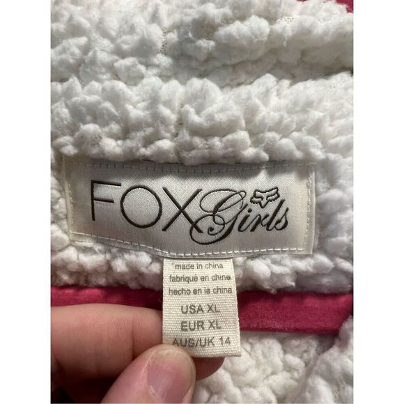 Fox Racing White Sherpa Full Zip Hoodie Size XL - Picture 6 of 11